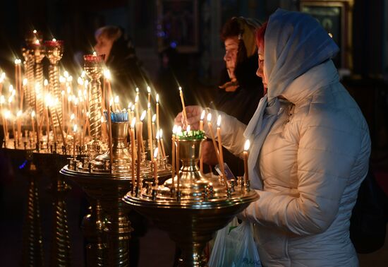 Празднование Рождества Христова в городах России