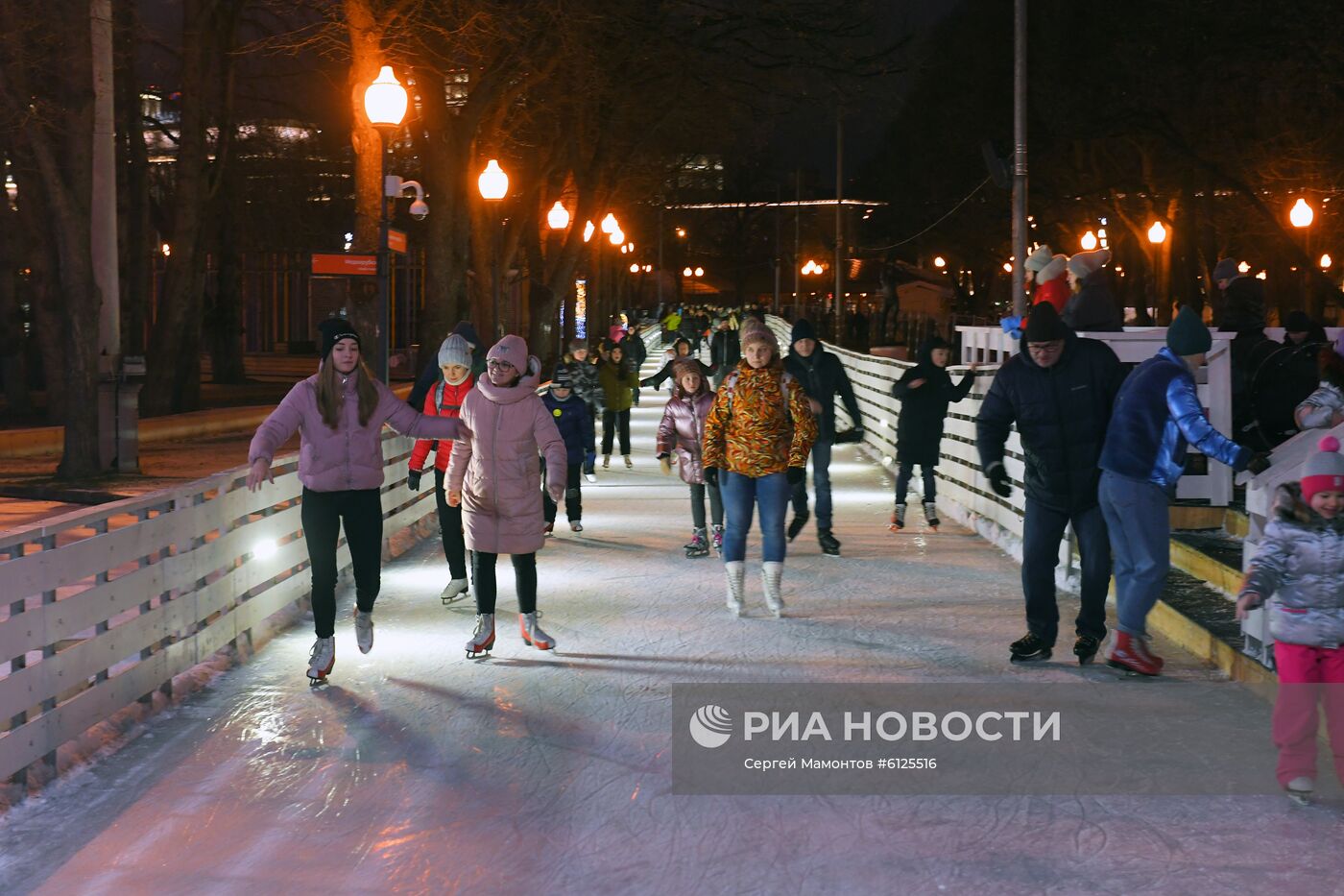 Зимний отдых москвичей