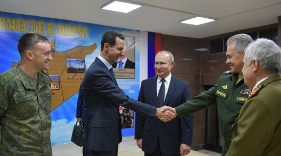 Визит президента РФ В. Путина в Сирию