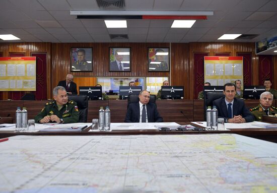 Визит президента РФ В. Путина в Сирию