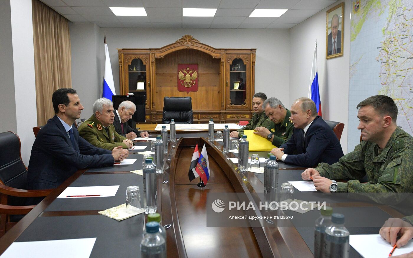 Визит президента РФ В. Путина в Сирию