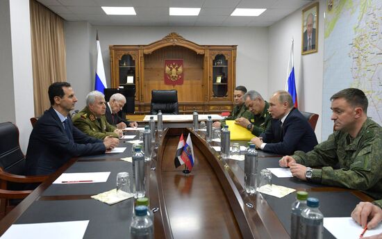 Визит президента РФ В. Путина в Сирию