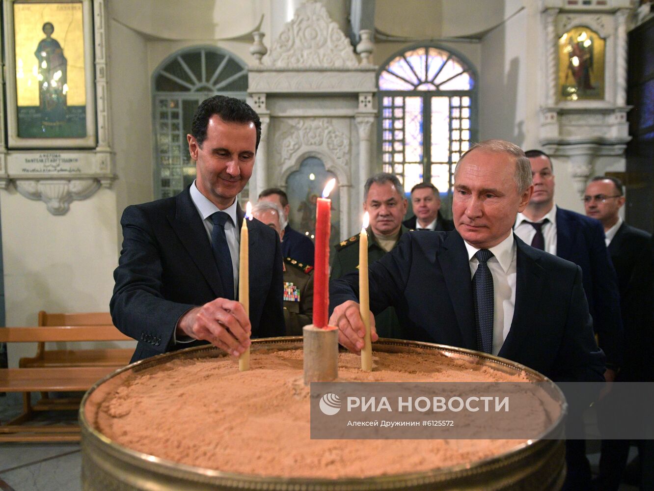 Визит президента РФ В. Путина в Сирию