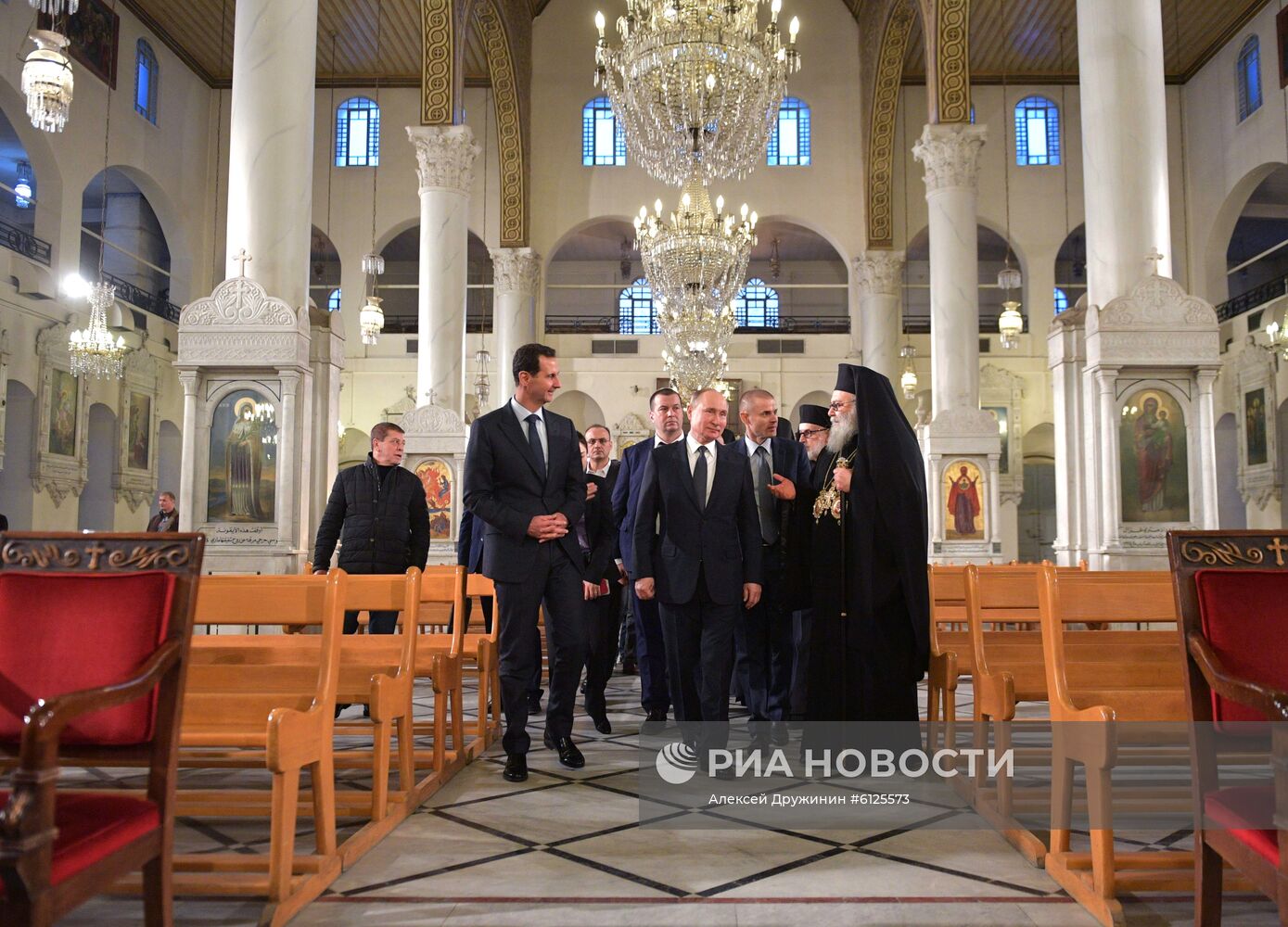 Визит президента РФ В. Путина в Сирию