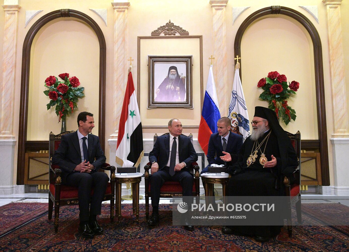 Визит президента РФ В. Путина в Сирию