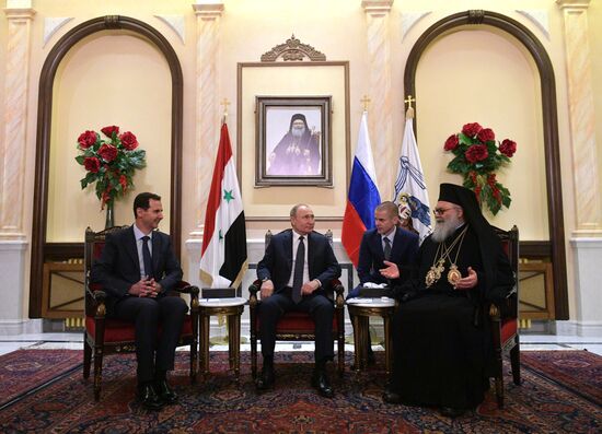 Визит президента РФ В. Путина в Сирию