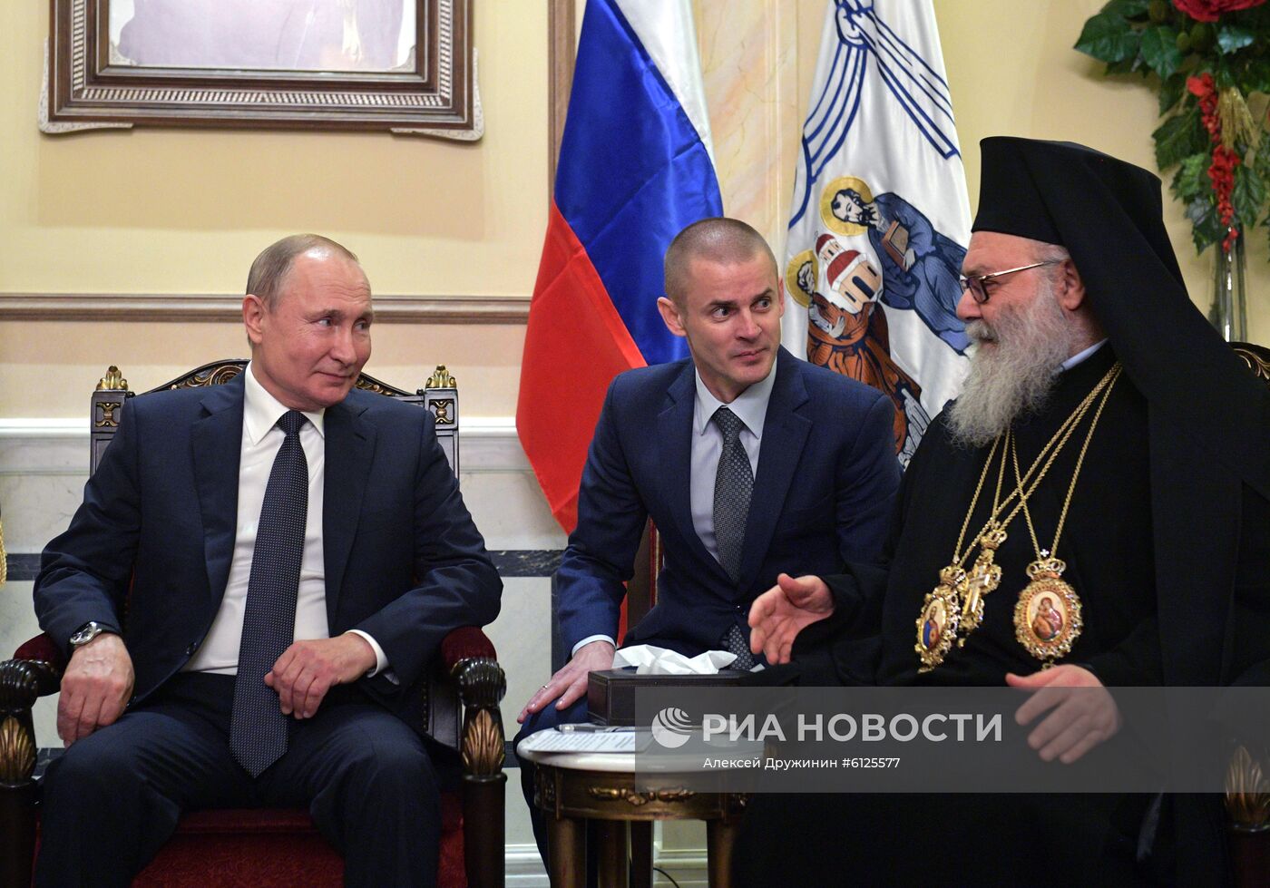 Визит президента РФ В. Путина в Сирию