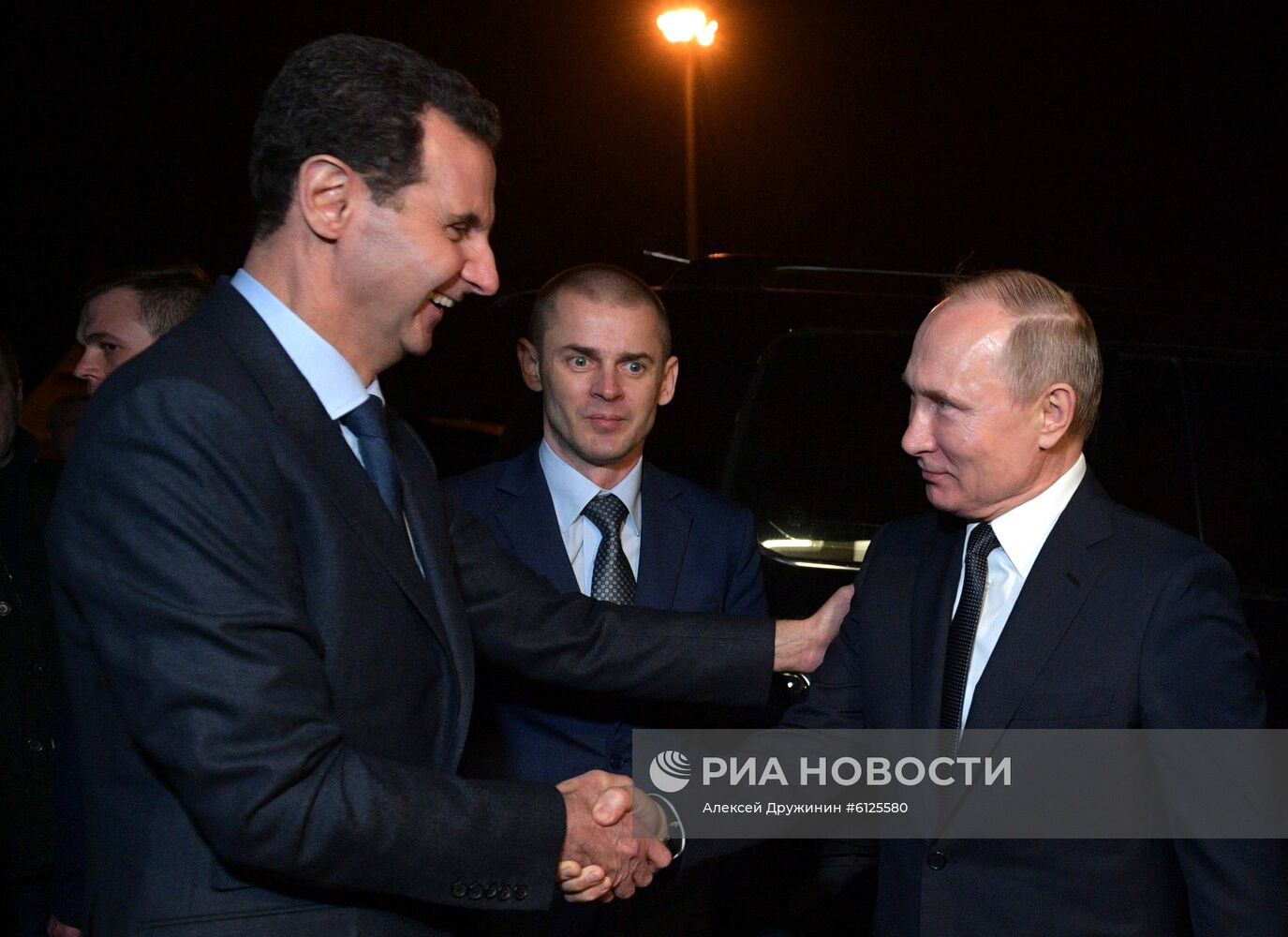 Визит президента РФ В. Путина в Сирию