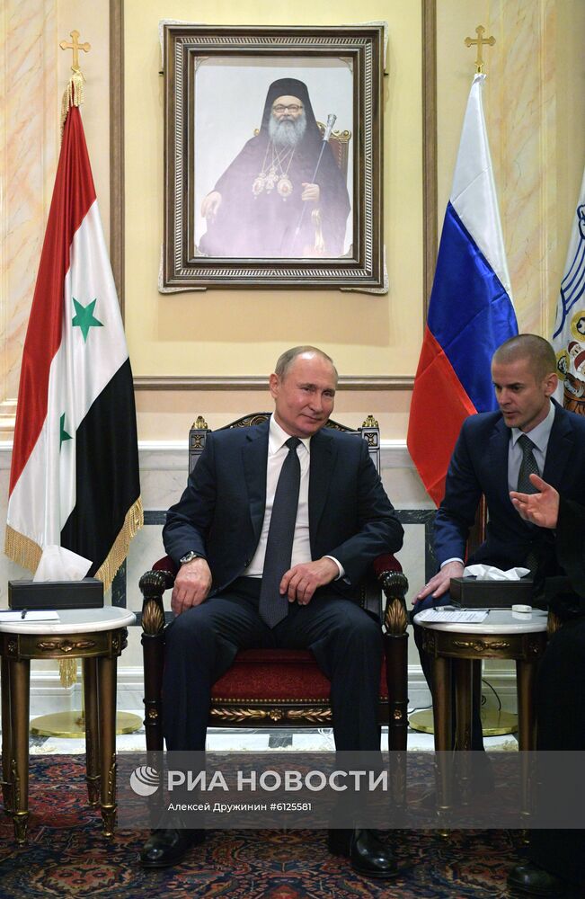 Визит президента РФ В. Путина в Сирию