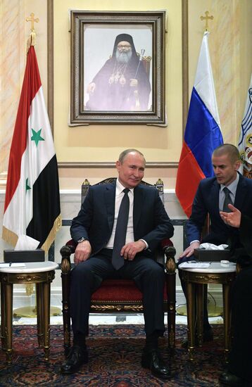 Визит президента РФ В. Путина в Сирию