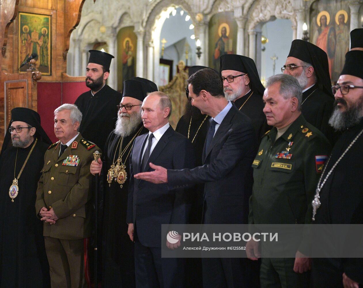 Визит президента РФ В. Путина в Сирию