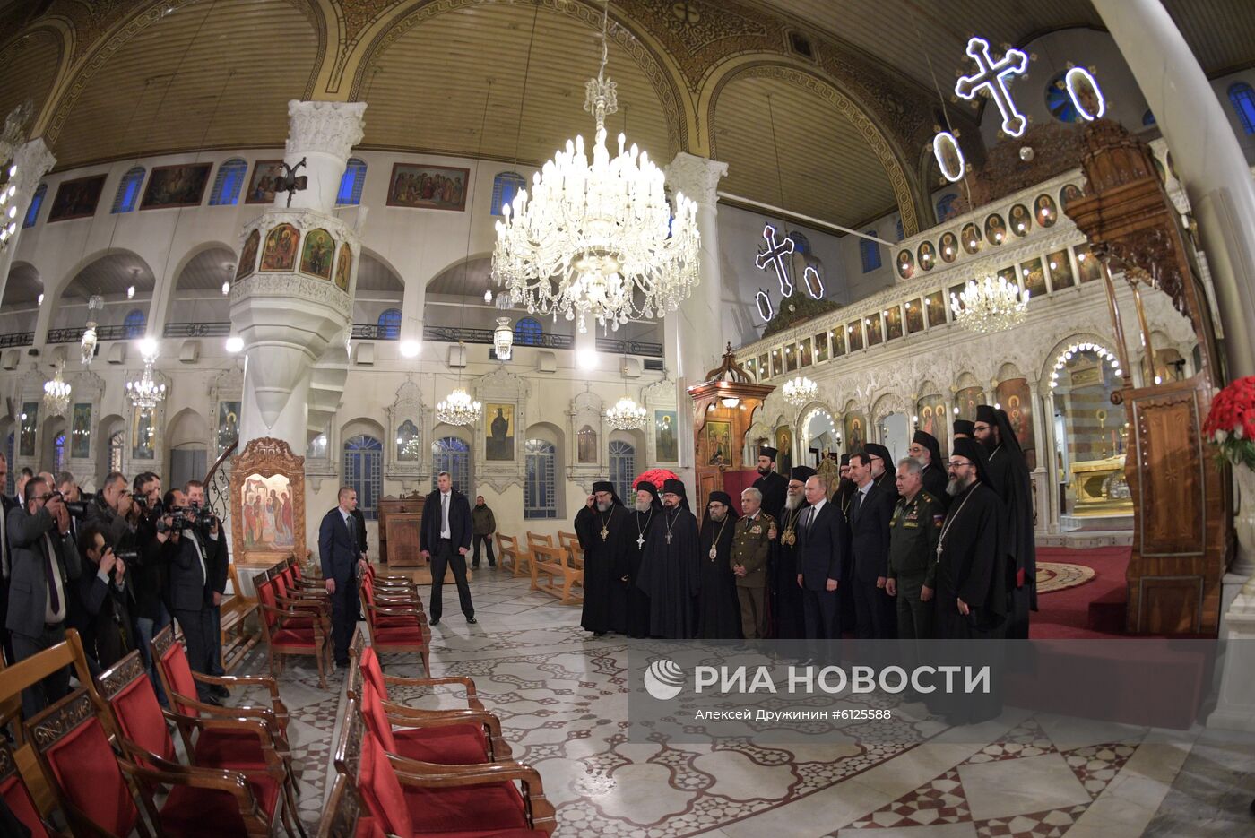 Визит президента РФ В. Путина в Сирию