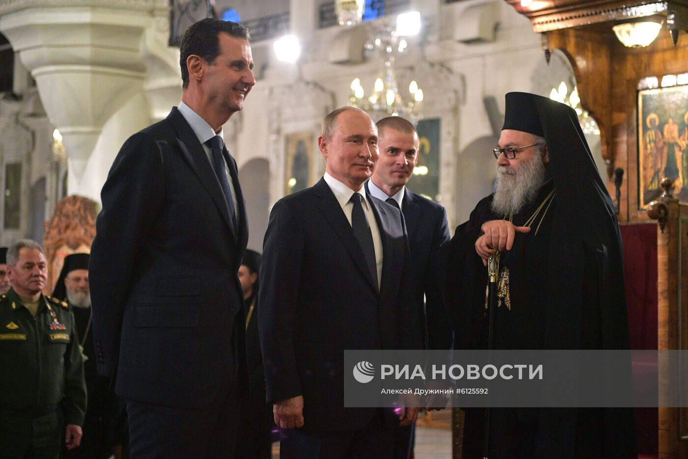 Визит президента РФ В. Путина в Сирию