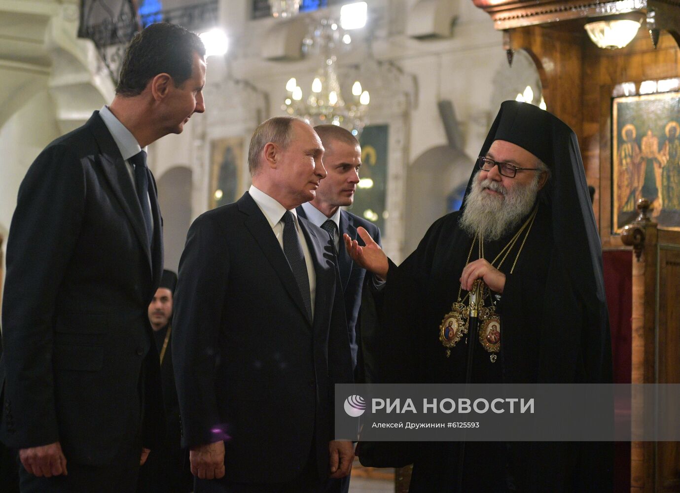 Визит президента РФ В. Путина в Сирию