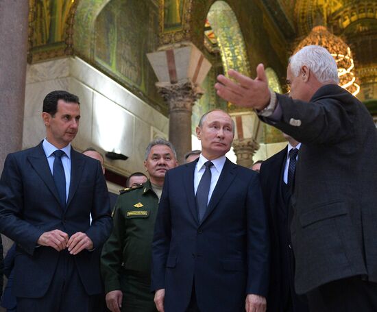 Визит президента РФ В. Путина в Сирию