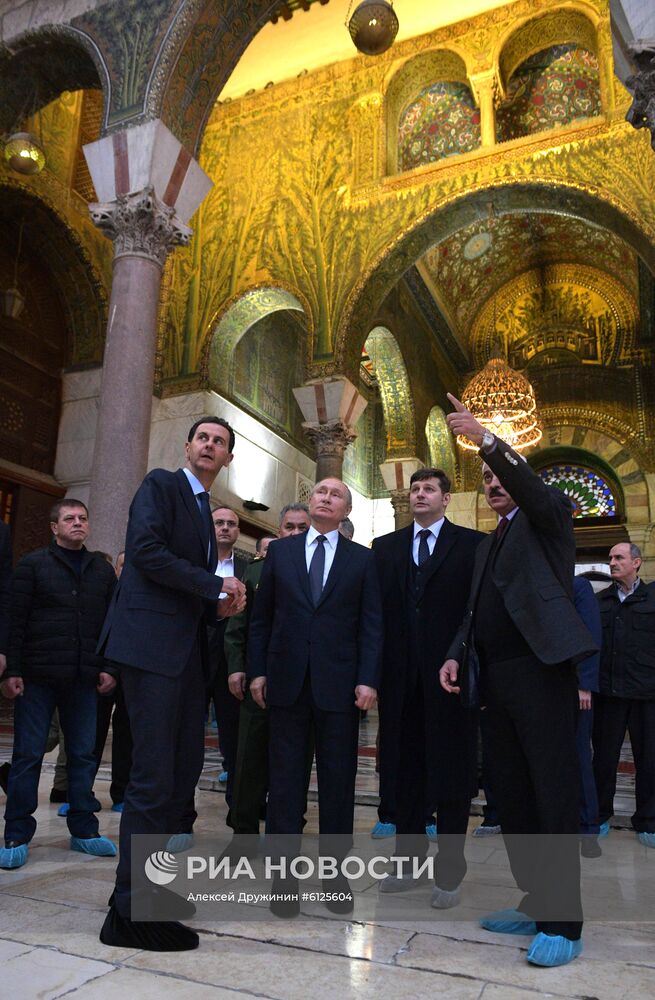 Визит президента РФ В. Путина в Сирию