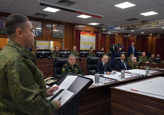 Визит президента РФ В. Путина в Сирию