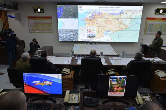 Визит президента РФ В. Путина в Сирию