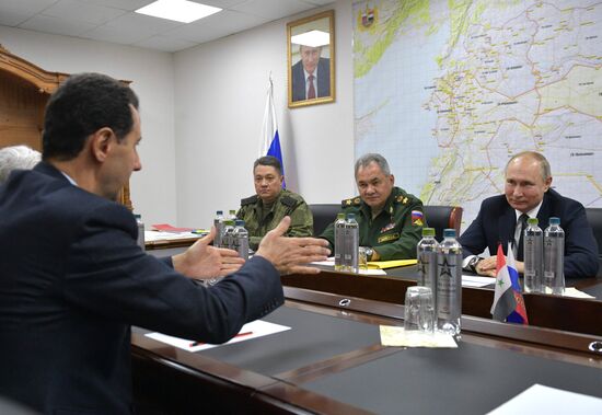 Визит президента РФ В. Путина в Сирию