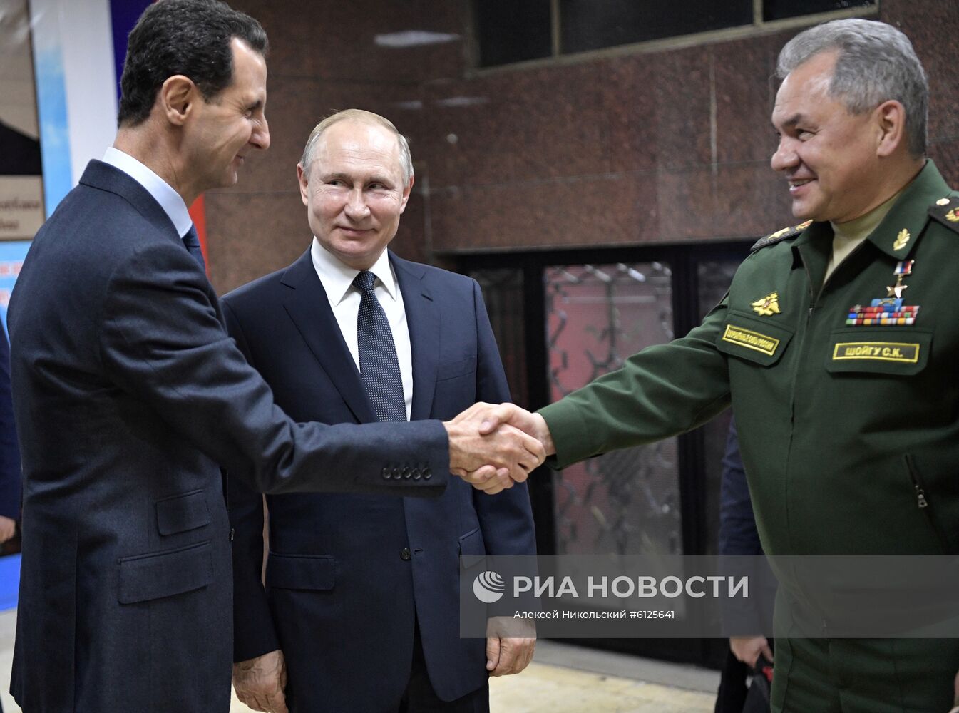 Визит президента РФ В. Путина в Сирию