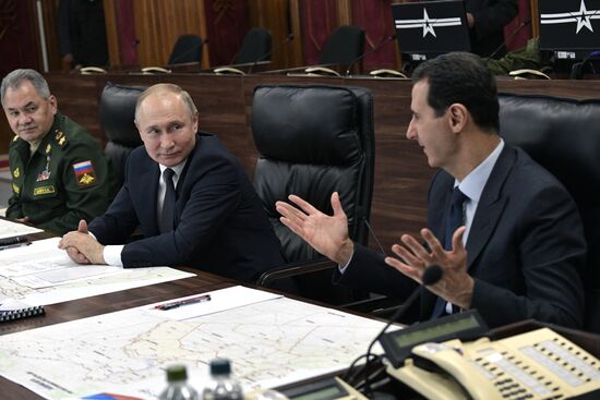 Визит президента РФ В. Путина в Сирию