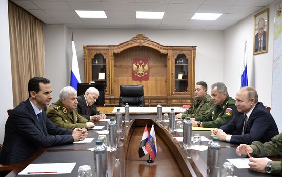 Визит президента РФ В. Путина в Сирию