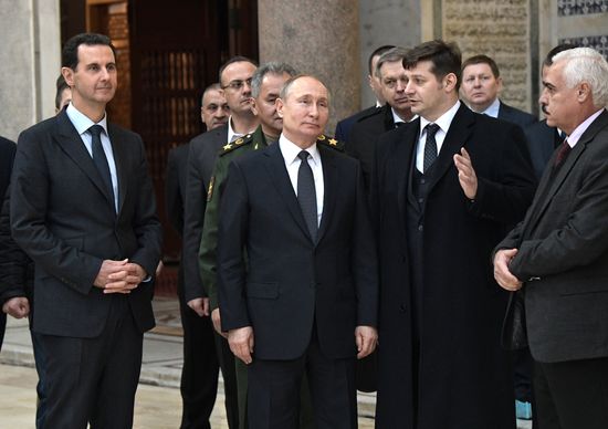 Визит президента РФ В. Путина в Сирию