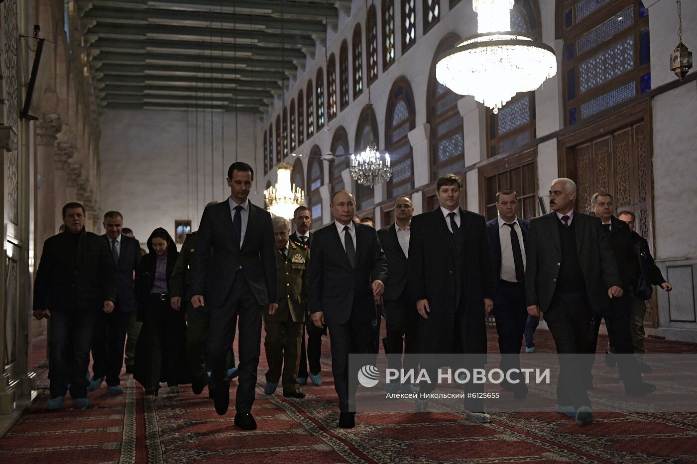 Визит президента РФ В. Путина в Сирию