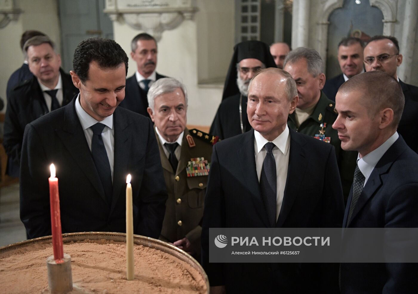 Визит президента РФ В. Путина в Сирию