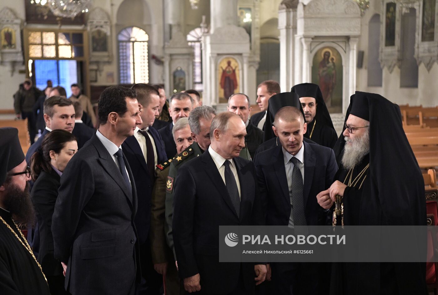 Визит президента РФ В. Путина в Сирию