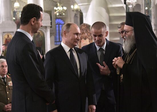 Визит президента РФ В. Путина в Сирию