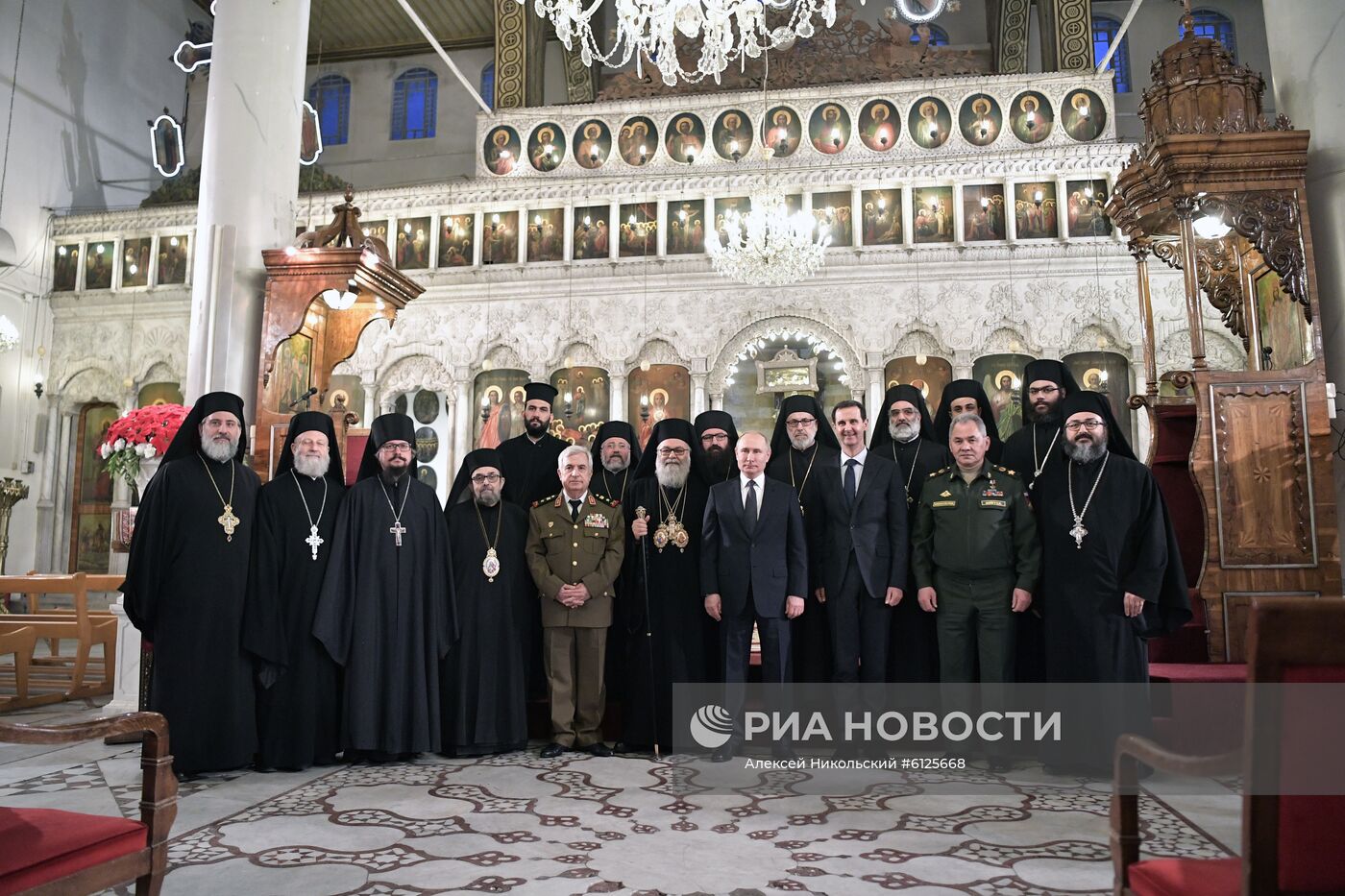 Визит президента РФ В. Путина в Сирию