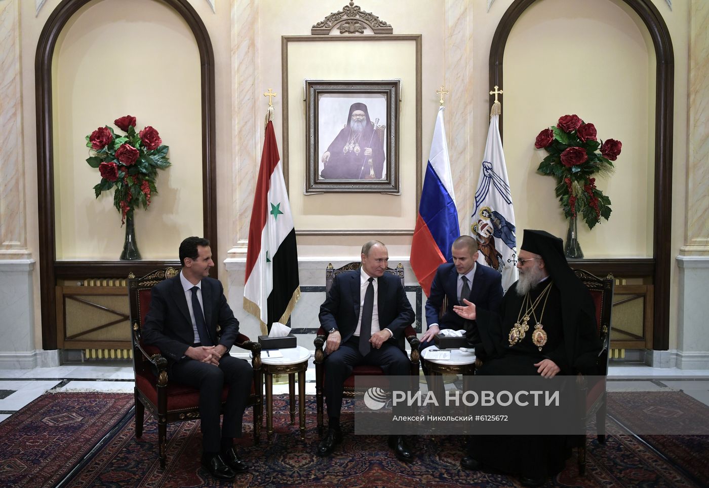 Визит президента РФ В. Путина в Сирию