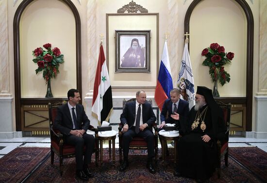 Визит президента РФ В. Путина в Сирию