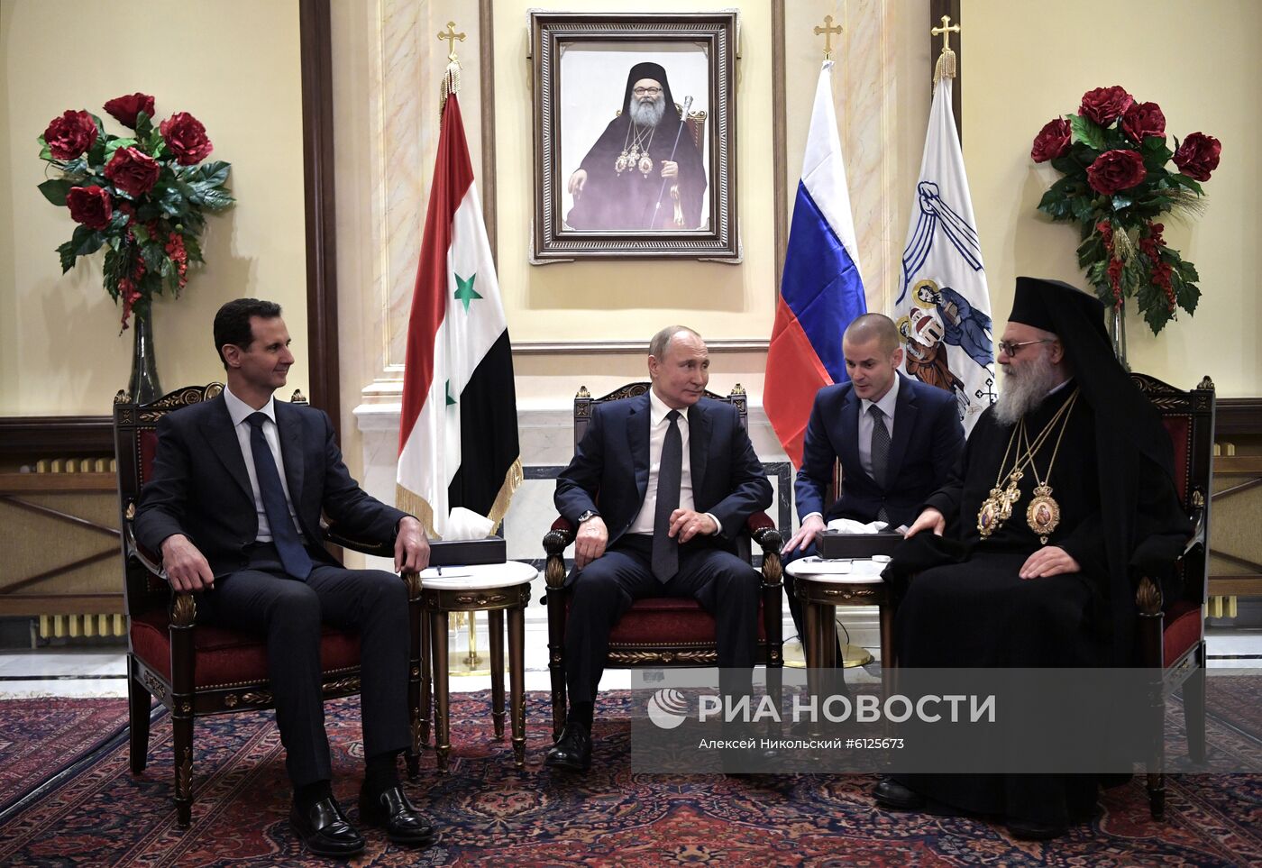 Визит президента РФ В. Путина в Сирию