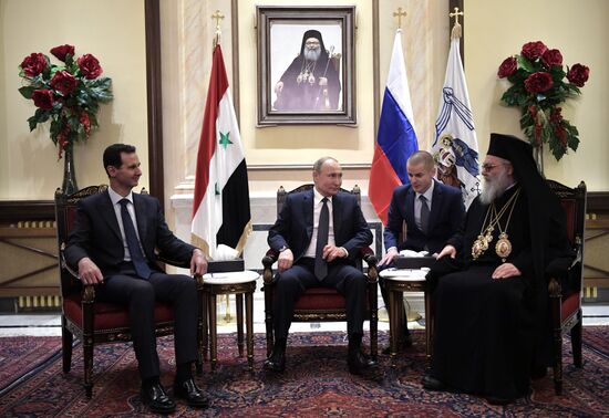 Визит президента РФ В. Путина в Сирию