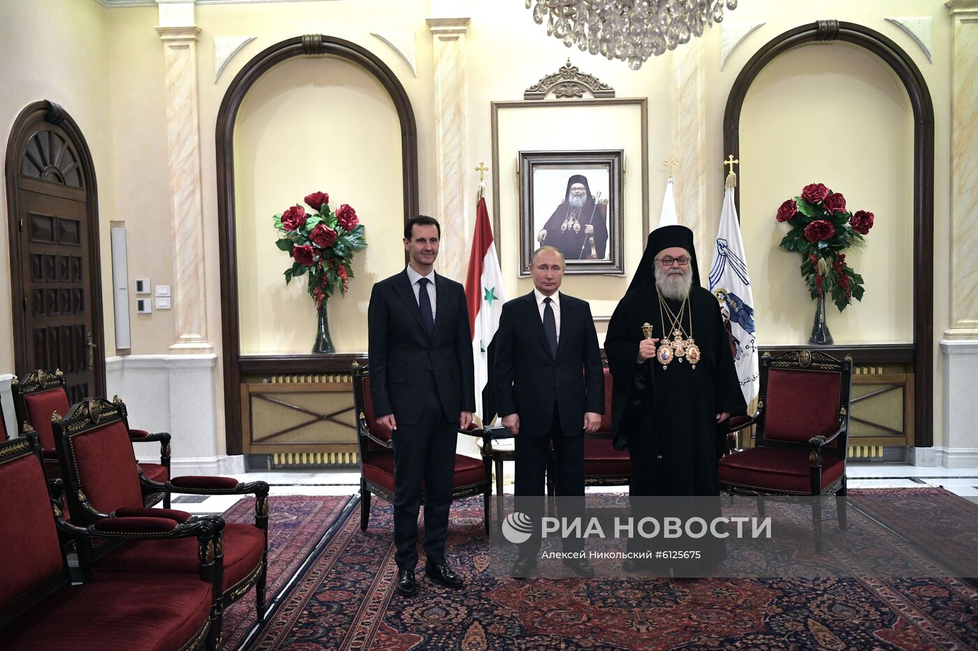 Визит президента РФ В. Путина в Сирию