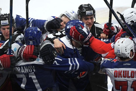 Хоккей. КХЛ. Матч "Динамо" (Москва) – ЦСКА