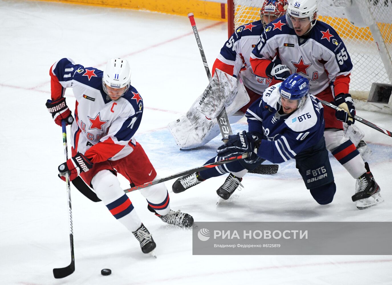 Хоккей. КХЛ. Матч "Динамо" (Москва) – ЦСКА