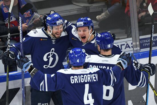 Хоккей. КХЛ. Матч "Динамо" (Москва) – ЦСКА