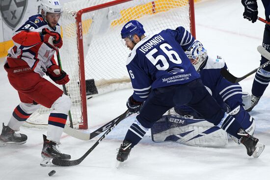 Хоккей. КХЛ. Матч "Динамо" (Москва) – ЦСКА