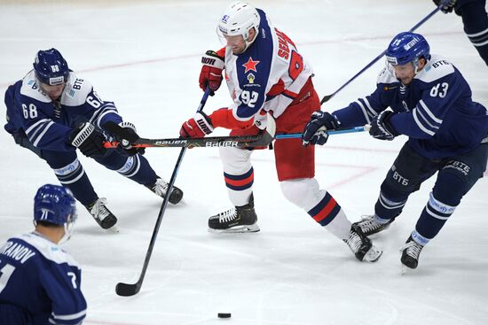 Хоккей. КХЛ. Матч "Динамо" (Москва) – ЦСКА