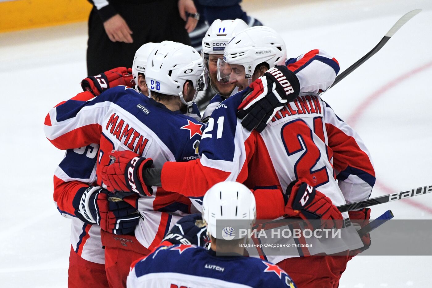 Хоккей. КХЛ. Матч "Динамо" (Москва) – ЦСКА