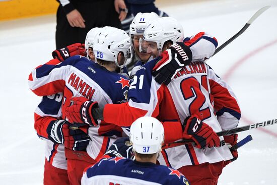 Хоккей. КХЛ. Матч "Динамо" (Москва) – ЦСКА