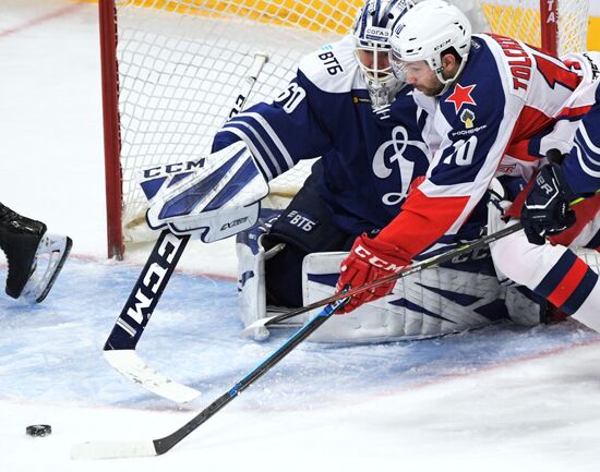 Хоккей. КХЛ. Матч "Динамо" (Москва) – ЦСКА