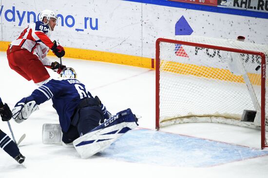 Хоккей. КХЛ. Матч "Динамо" (Москва) – ЦСКА