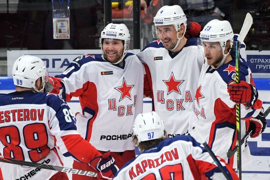 Хоккей. КХЛ. Матч "Динамо" (Москва) – ЦСКА