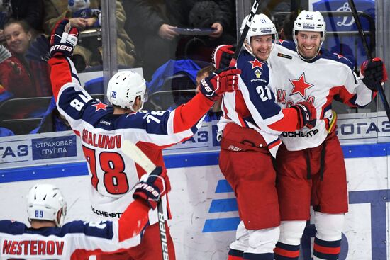 Хоккей. КХЛ. Матч "Динамо" (Москва) – ЦСКА