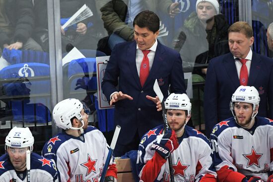 Хоккей. КХЛ. Матч "Динамо" (Москва) – ЦСКА