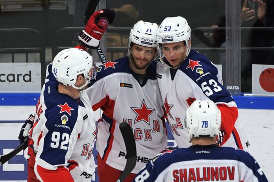 Хоккей. КХЛ. Матч "Динамо" (Москва) – ЦСКА